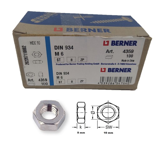 Berner 100 ecrou - berner,