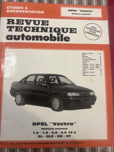 Revue technique opel - revue,