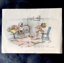 Gravure GERMAINE BOURET : Ce que tu as de grosses Fesses ! 1930