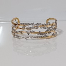 Bracelet plaqué or signé
