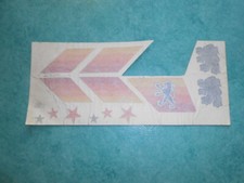 Planche autocollants incomplète Peugeot 103 SP orange neuf ancien stock