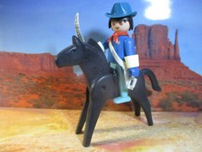 Playmobil Western  3485 Cowboy / Cavalerie Officier Vintage / Nordiste