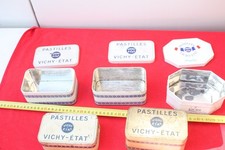 boite vintage vide lot vichy