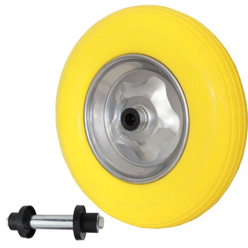 Roue brouette pneu plein - de,
