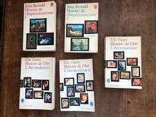 Histoire de l'art renaissant, de l'impressionnisme, de l'art moderne - 5 livres