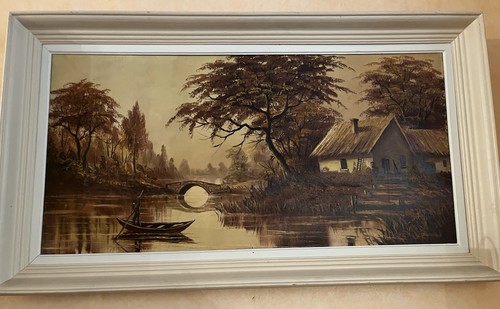 Bergoux belle grande huile - , et