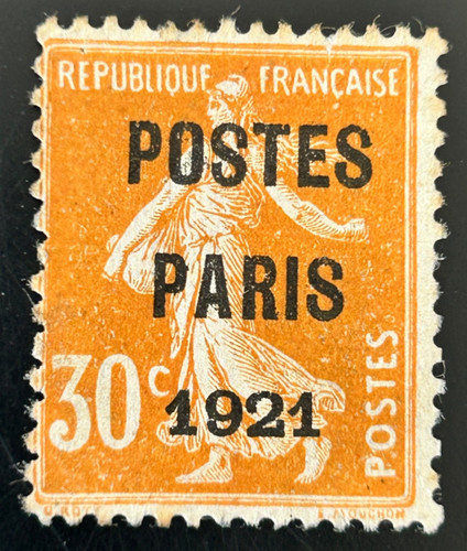 Timbre preoblitéré semeuse - preoblitéré,
