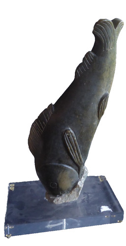 Tres grand sculpture inuit - grand,