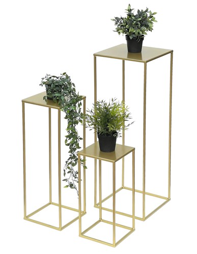 Tabouret fleurs métal - à,