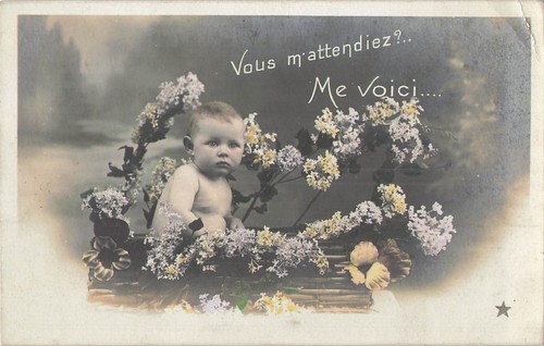 Vous attendiez me - cp,