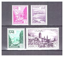 MAROC   .   N  °  331  / 334  .  4   VALEURS      NEUVES     *   .   SUPERBE .
