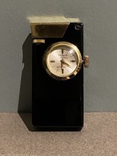 Briquet - montre de poche Foska 17 rubis étanche noir et or