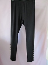Pantalon legging noir avec