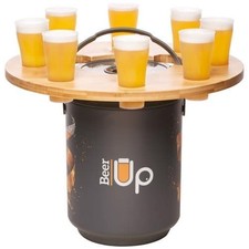 plateau porte-verre en bois -