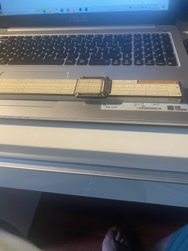 Règle calcul bambou - a,