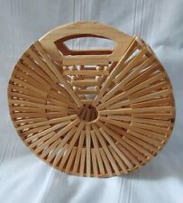 SAC À MAIN PANIER   bambou 