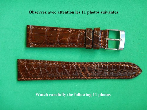 Bracelet crocodile - 20, mm