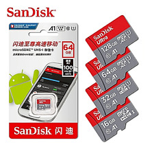 SanDisk Micro SD Carte Mémoire 32-256Go SDHC SDXC + Adaptateur