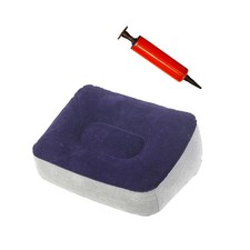  Gonflable avion repose-jambes oreiller voyage repose-pieds repose-pieds pompe