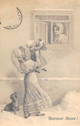 Cpa illustrateur m vienne - /, m.m.vienne