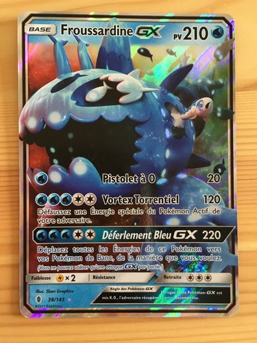 Carte pokémon froussardine - froussardine, gx