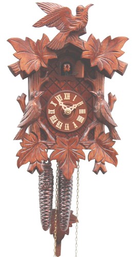 Pendule coucou feuilles - coucou, 5