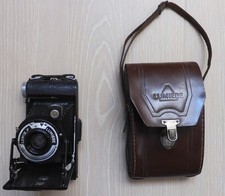 Ancien Appareil Photo à soufflet LUMIX F. LUMIERE + Etui de rangement