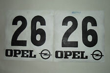 (23) 2 ANCIENS DOSSARD DE