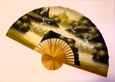 Grand éventail  chinois en