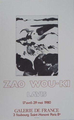 Zao wou neige sur les - :,