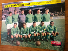 page POSTER ) équipe ASSE ST ETIENNE 1966