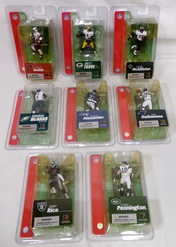 Mcfarlane nfl lot 8 - nfl, de