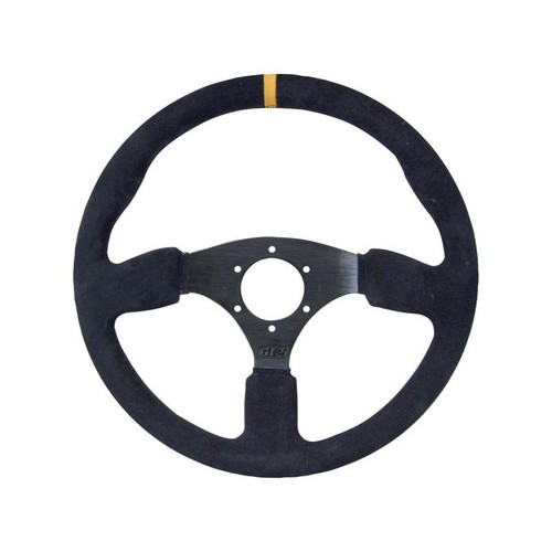 Volant race noir 35cm - race,
