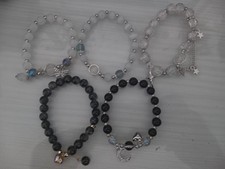 5 bracelets En Perles De Verre