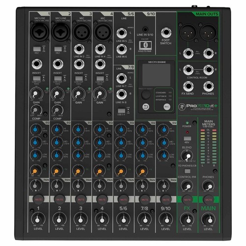 Mackie profx10v3 channel - profx10v3+, 10-channel