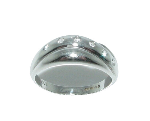 Bague blanc 9 carats - bague,