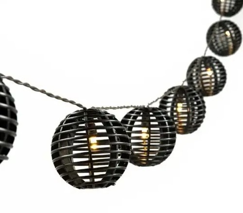Lampadaires jardin noirs - jardin,