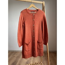 Cardigan long boutonné en