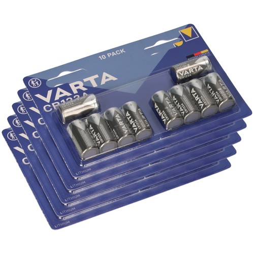 50x cr123a varta pile - 50x,