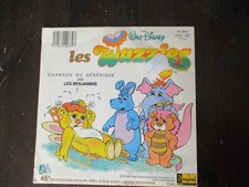 DISQUE  VINYLE 45 T  DISNEY LES WUZZLES   LES  GUMMIS
