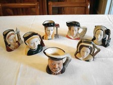 RARE CHOPE/PICHET/TOBY JUG "HENRY VIII  ET SES 6 EPOUSES" “ROYAL DOULTON”  