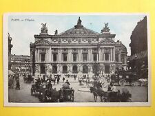 cpa PARIS Transport Circulation ATTELAGE VOITURE CALÈCHE OMNIBUS HIPPOMOBILE