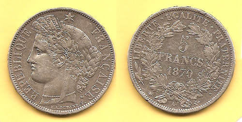 Lot pièce francs cérès - lot, 5
