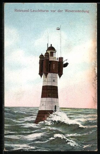 Carte postale phare sable - postale, de