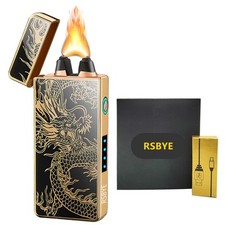 Excellent Briquet Tempête Haute Puissance Briquet Electrique avec Indicateur ...