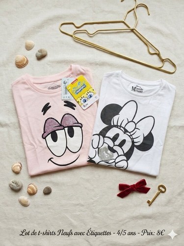 Lot shirts fille 4 - «,