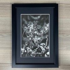 Kharn The Betrayer Encadré Art Grade Gibbons Khorne Horus Heresy Warhammer 40K