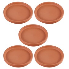  5 Pcs Soucoupe Pot De Fleur Bac À Eau Pour Bacs D'égouttage Pots Fleurs