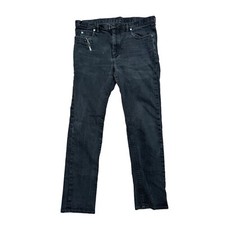 Martin Margiela  4 Stitches Zipped Black Cotton Jeans  Size 33 fits 31-32