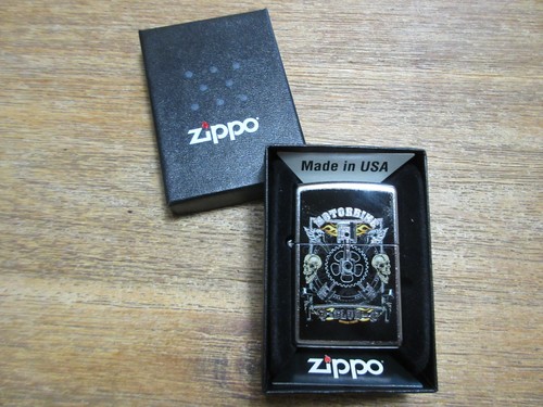 Zippo briquet vintage moto - briquet,